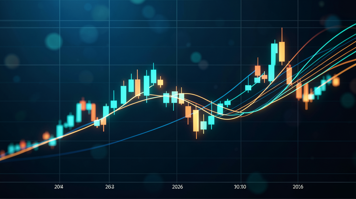 Palantir stock chart showing AI inference growth trajectory for 2026