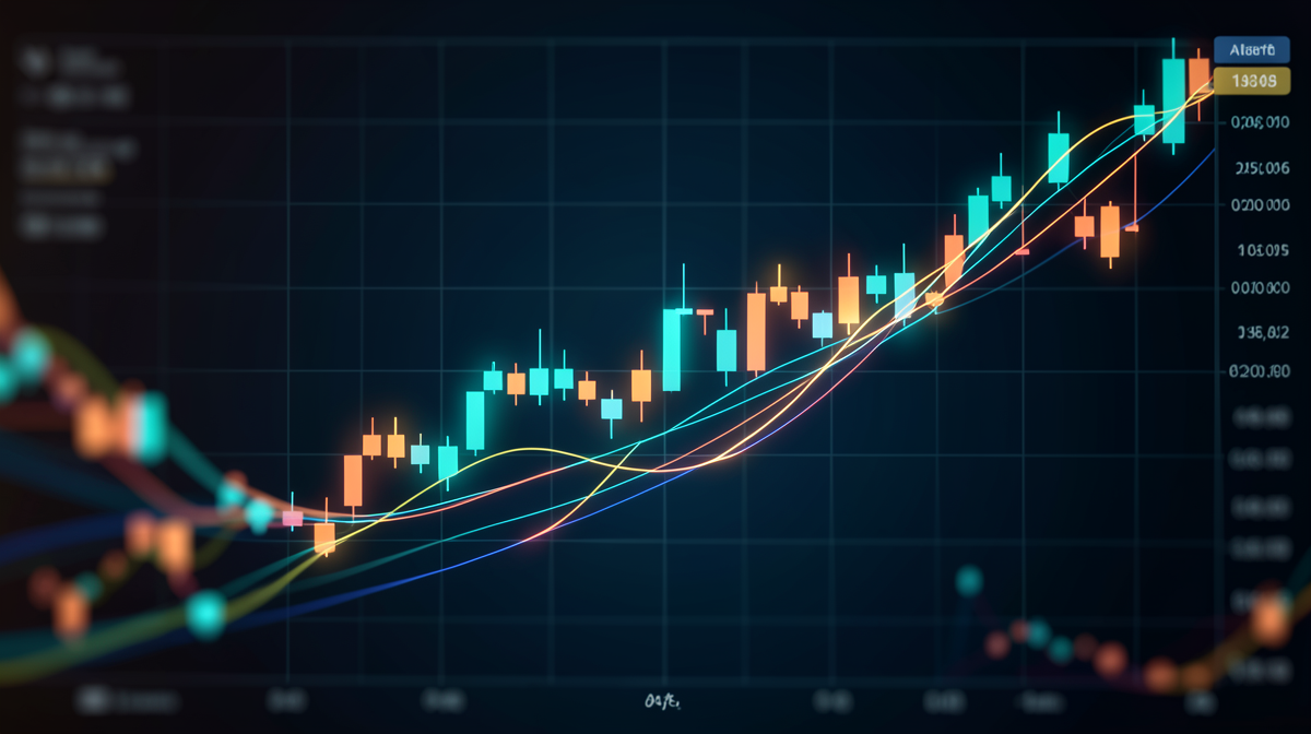 Palantir stock chart showing price growth alongside AI inference demand indicators